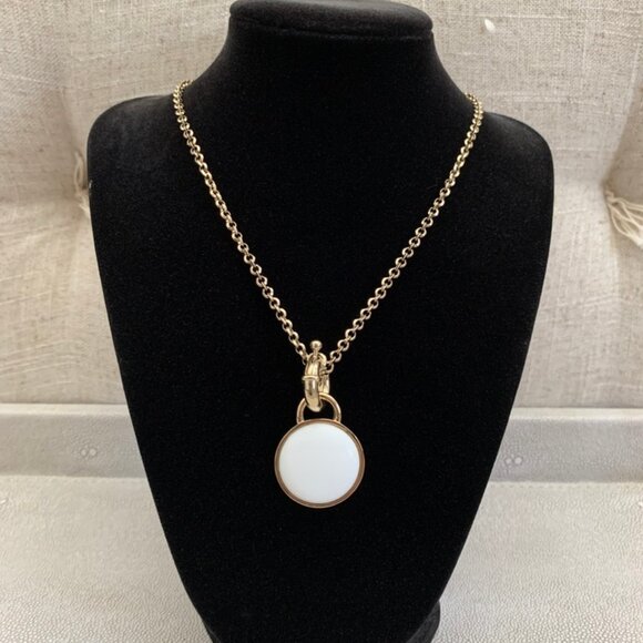 Dyrberg/Kern Pibet White Jade pendant - Picture 6 of 6